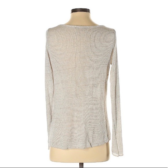 Brandy Melville thin beige oversized sweater - Picture 2 of 5